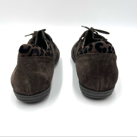 Sesto Meucci brown leopard print sneakers size 5.5 - Picture 6 of 10